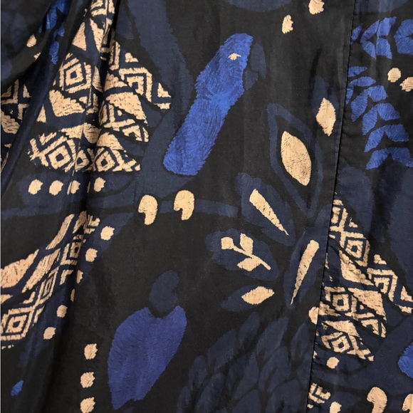 FARM Rio Blue and Gold Mini Dress - Picture 9 of 9